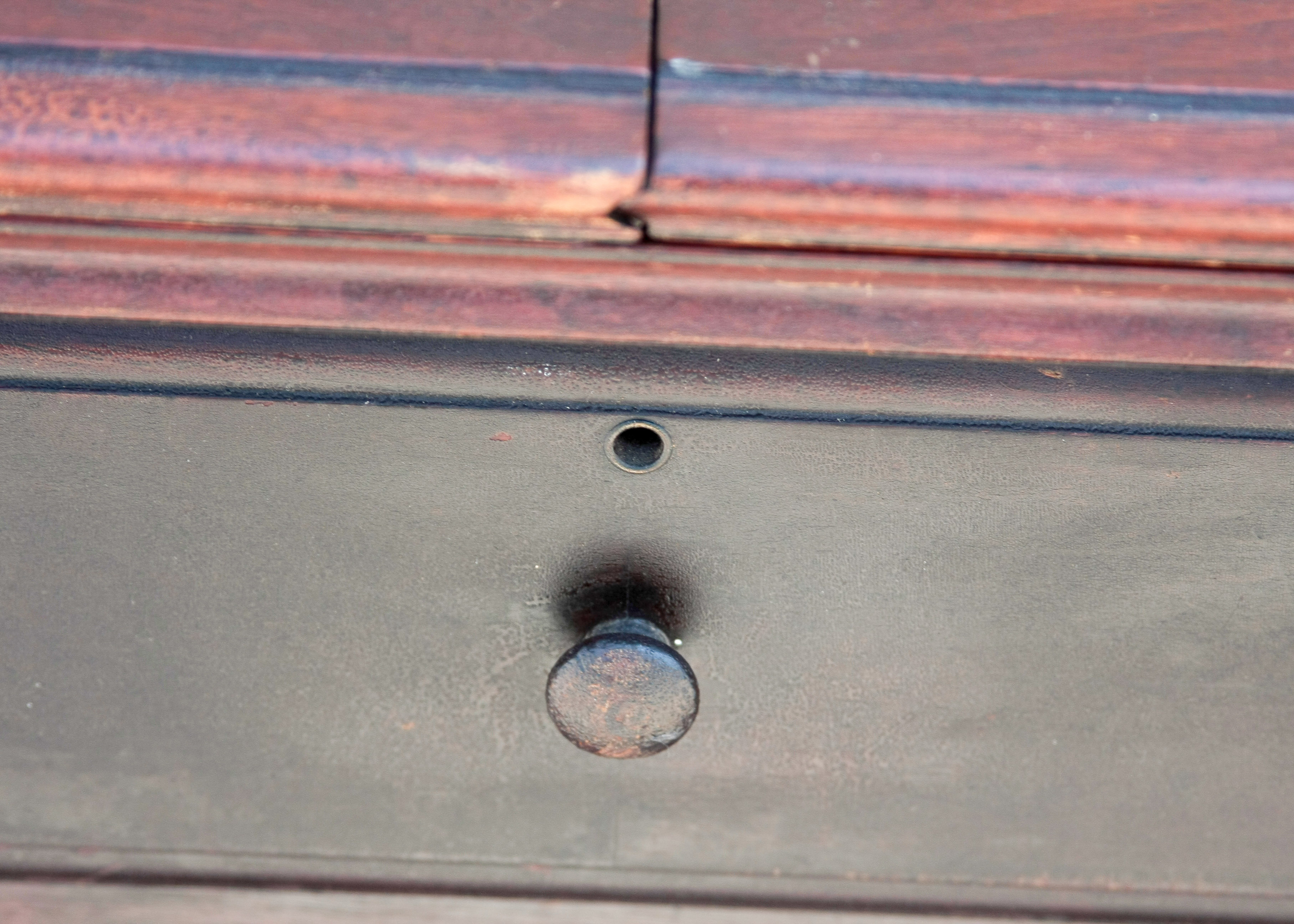 Vintage Singer Sewing Machine and Cherry Wood Sewing Table