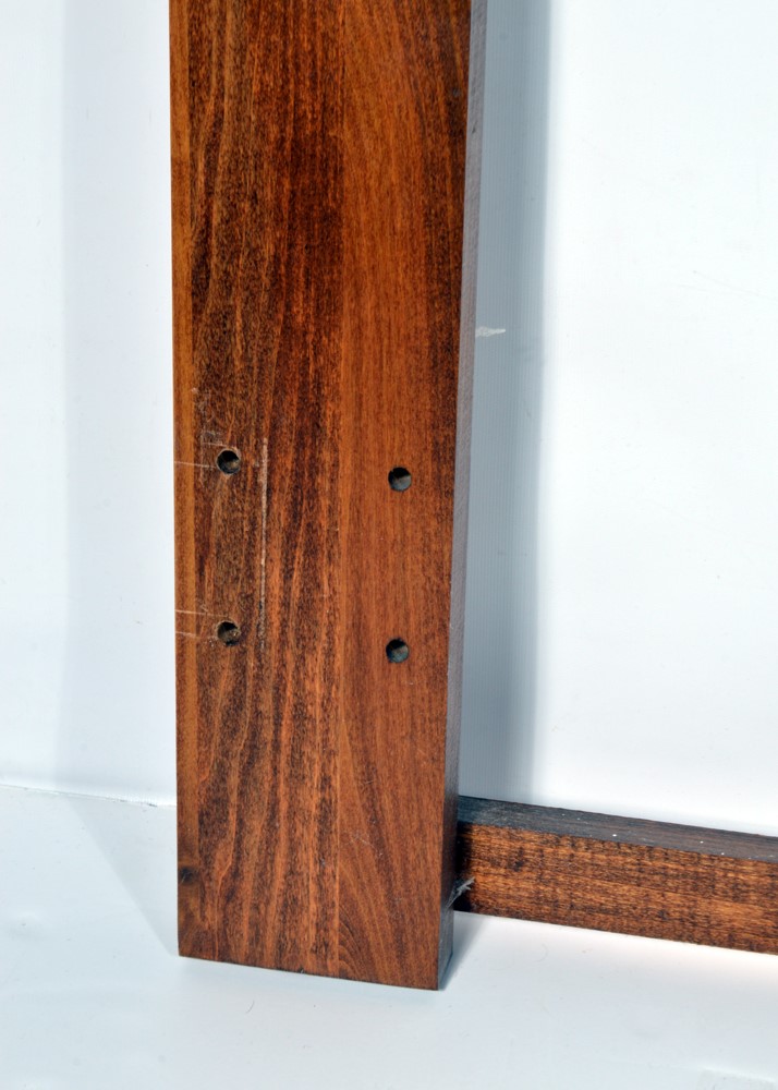 Art Deco Style Queen Size Oak Headboard