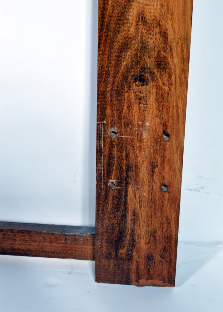 Art Deco Style Queen Size Oak Headboard