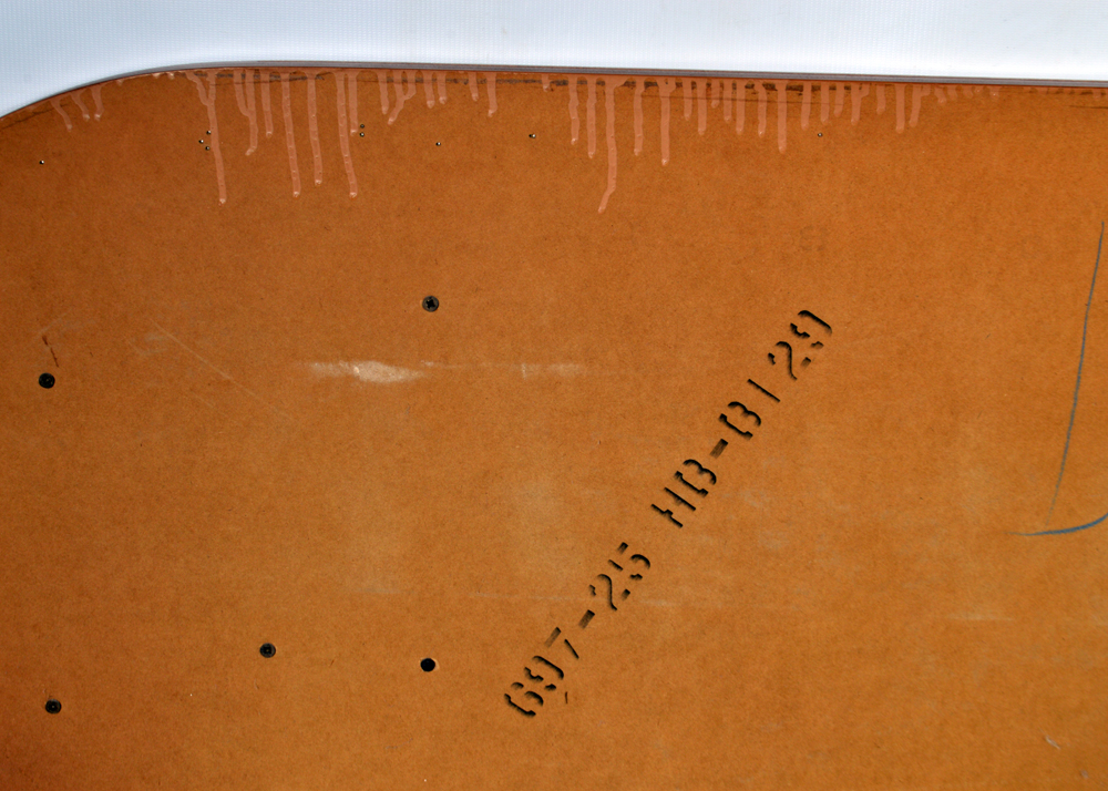 Art Deco Style Queen Size Oak Headboard