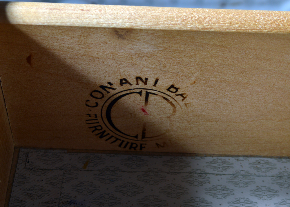 Russel Wright for Conant Ball Mid Century Modern Birch Desk and Chair