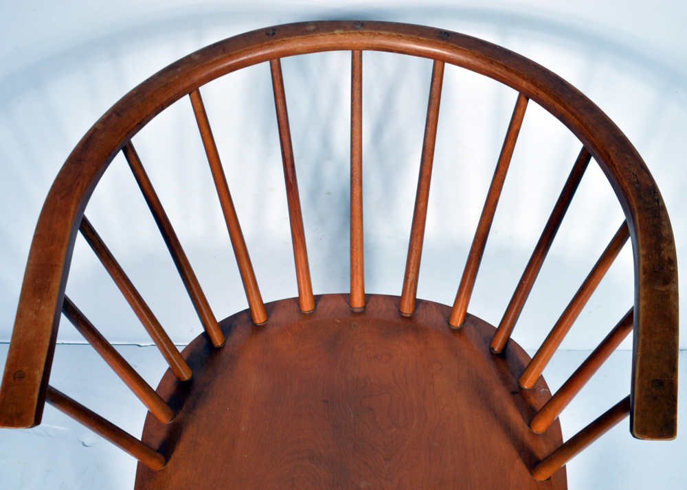 Russel Wright for Conant Ball Mid Century Modern Birch Desk and Chair