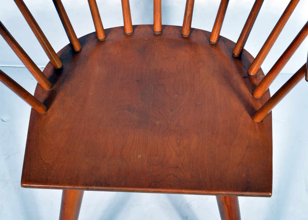 Russel Wright for Conant Ball Mid Century Modern Birch Desk and Chair