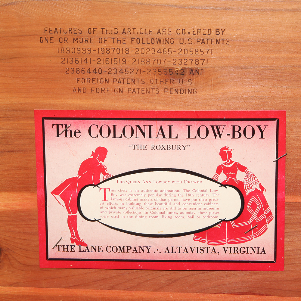 "Roxbury" Colonial Lowboy Cedar Chest by Lane Furniture