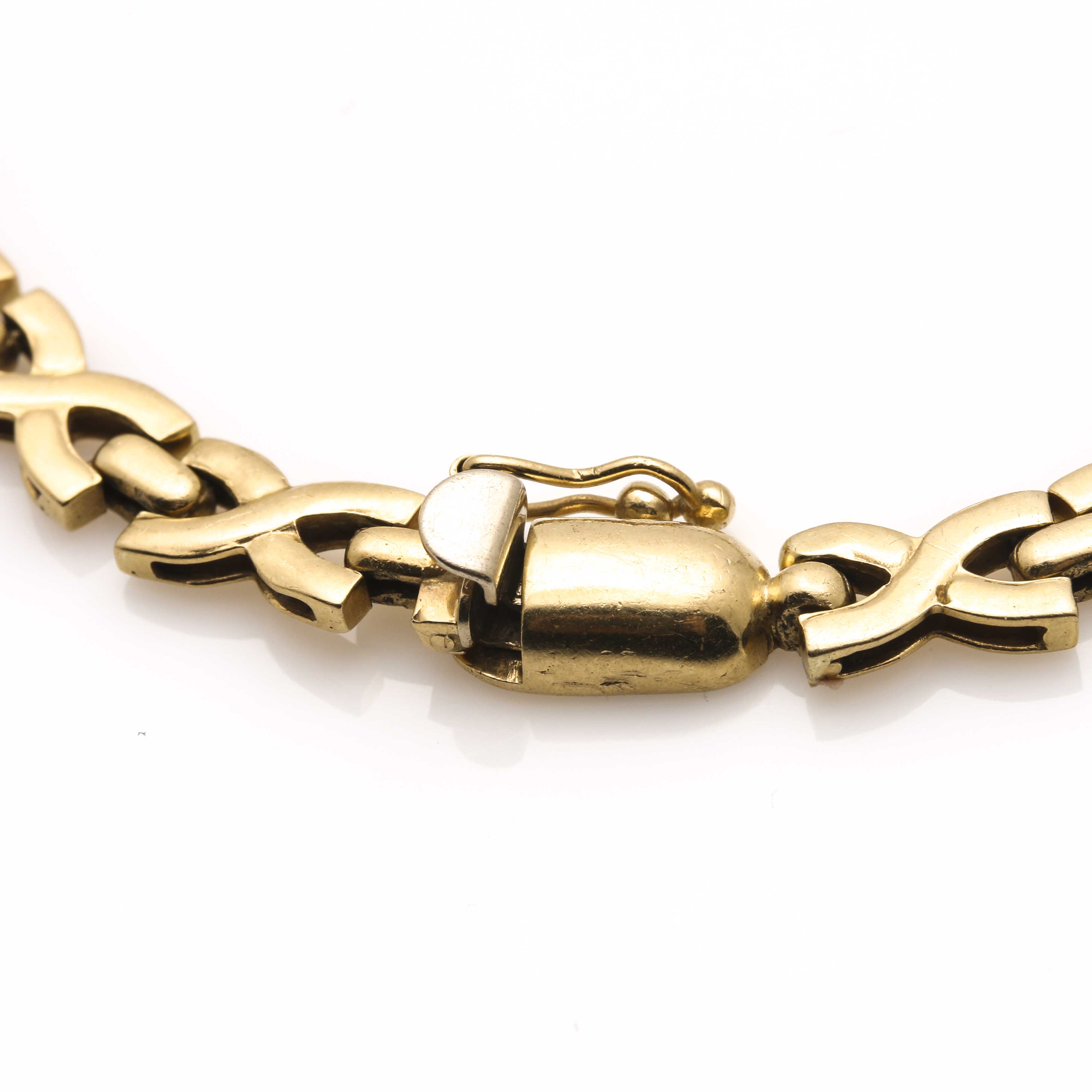 14K Yellow Gold Link Bracelet