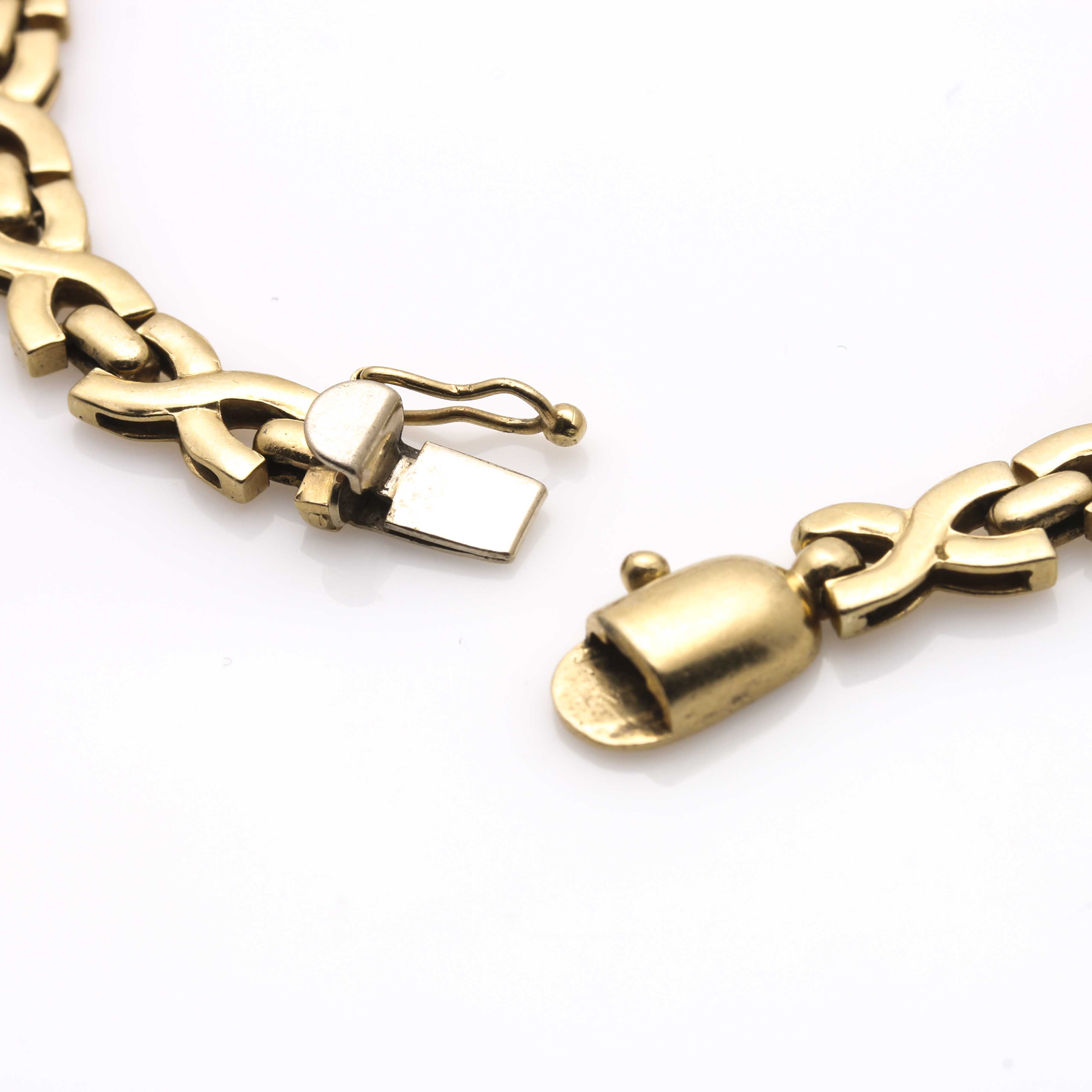 14K Yellow Gold Link Bracelet