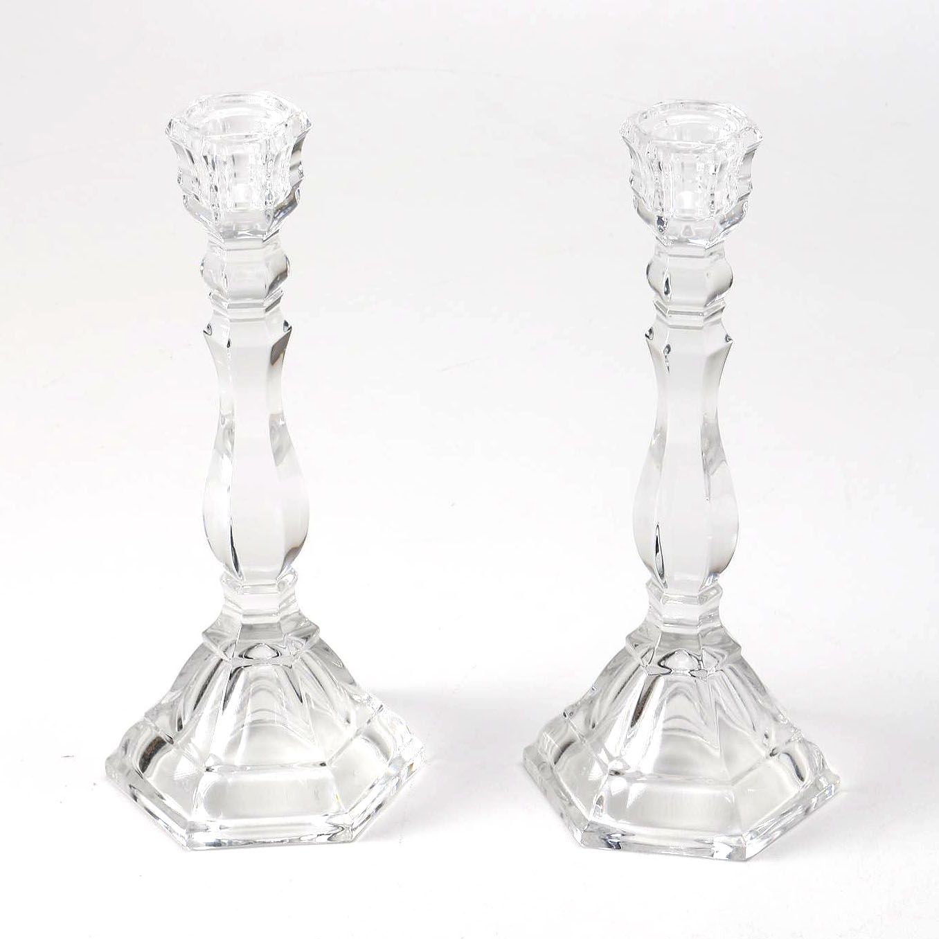 Tiffany & Co. Crystal Candlesticks