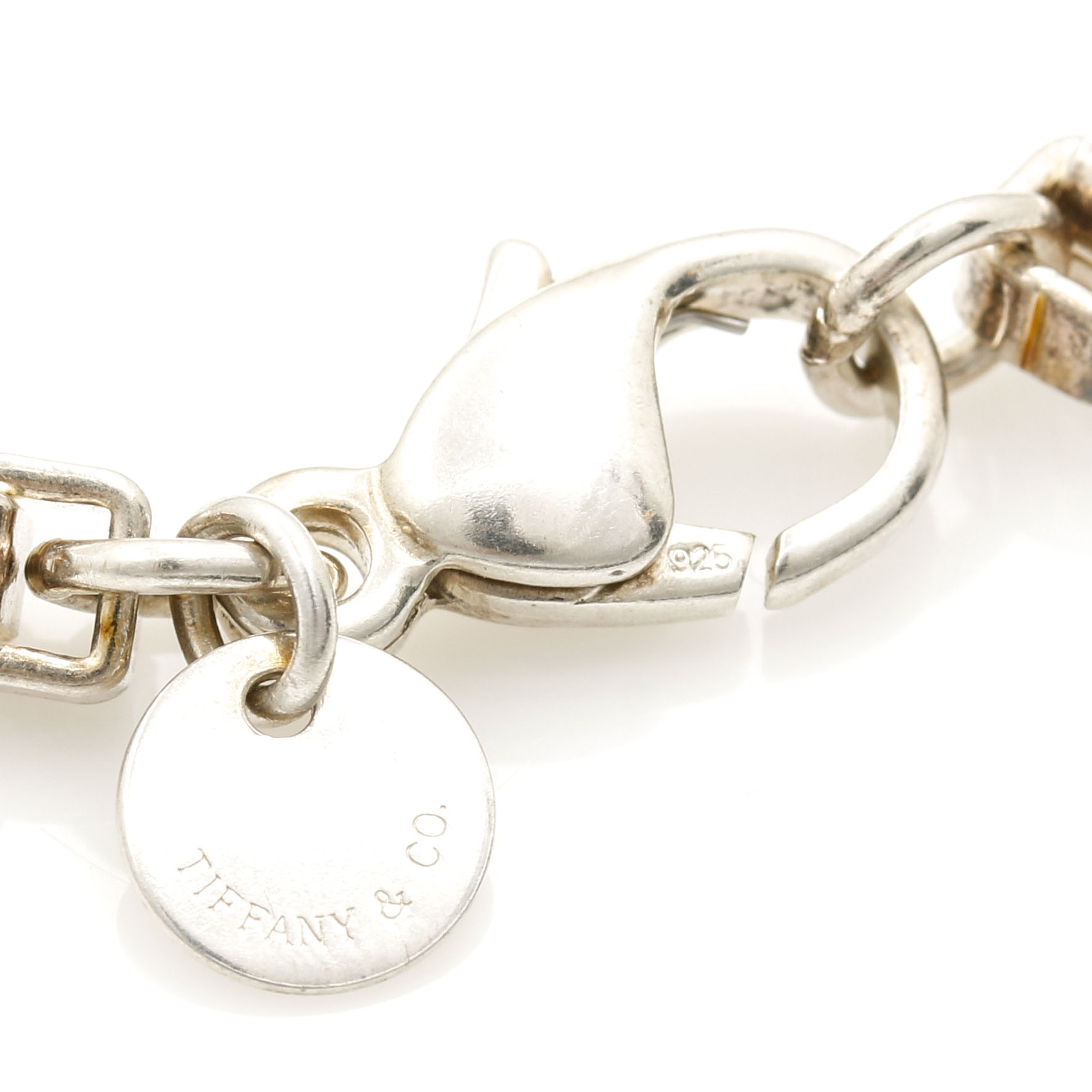 Tiffany & Co. Sterling Silver Box Link Bracelet