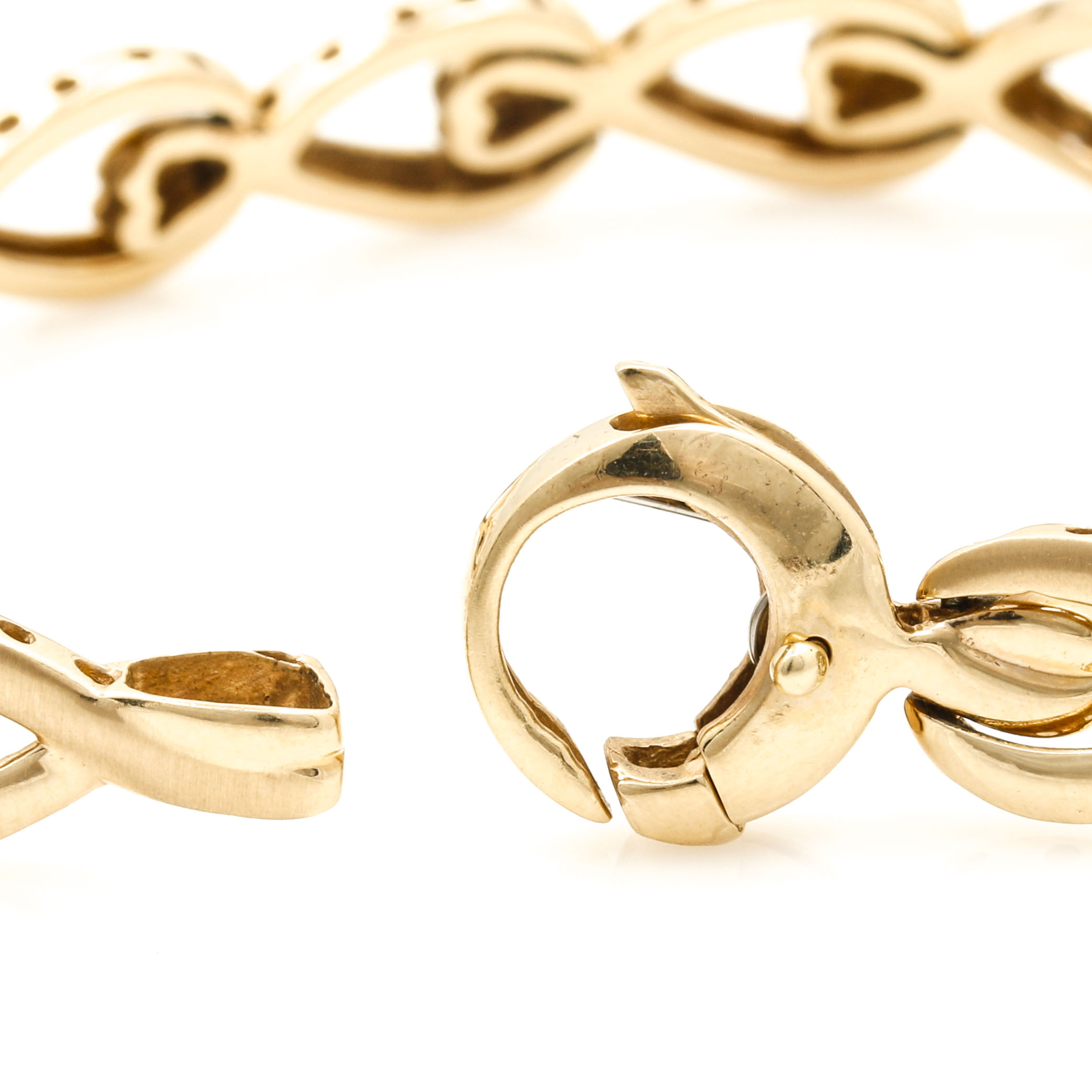 14K Yellow Gold Fancy Link Bracelet