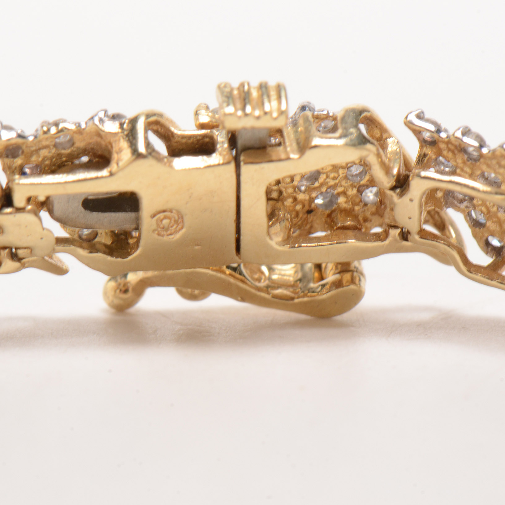 14K Yellow Gold Diamond Bracelet