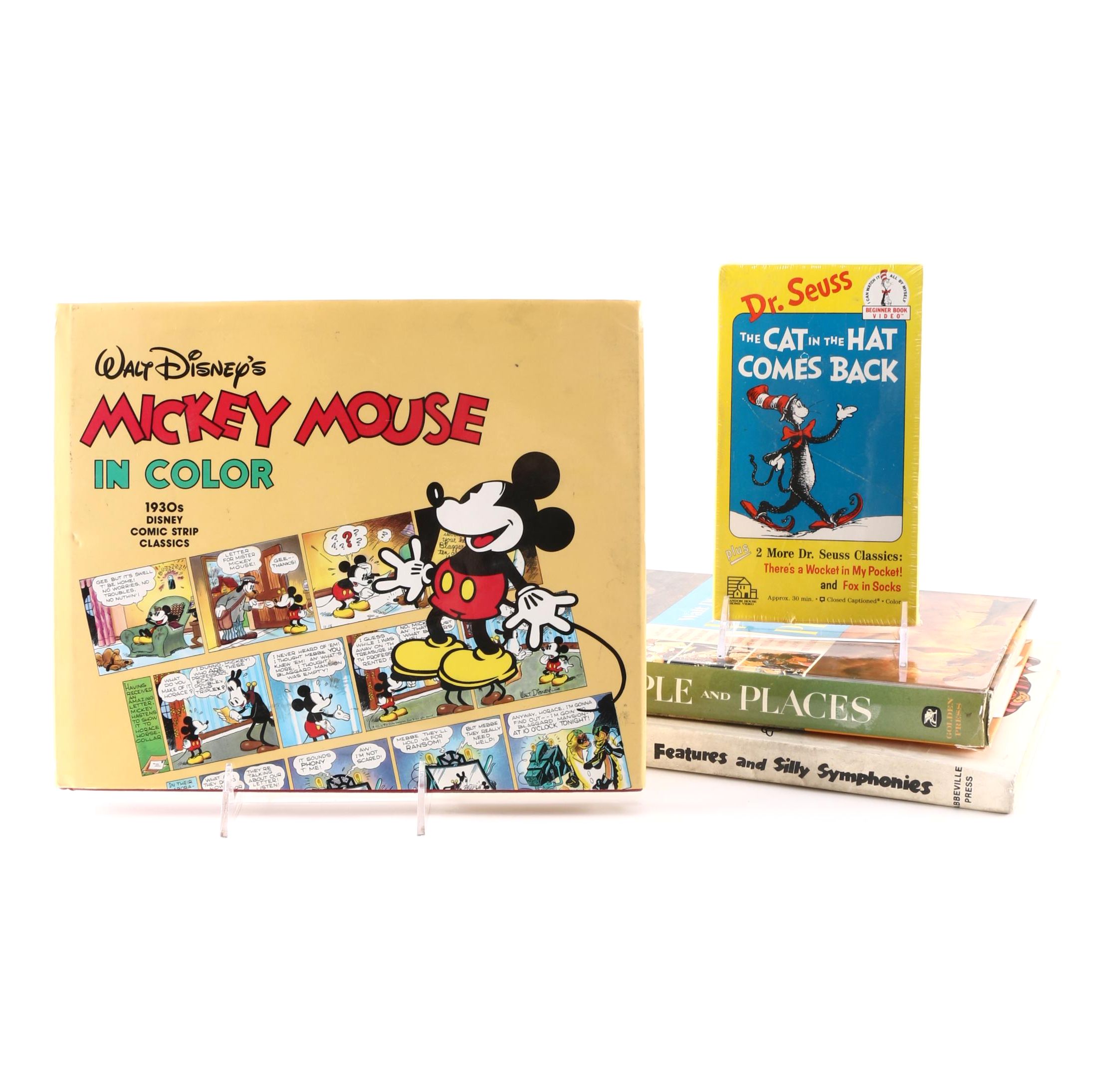 Disney Coffee Table Books, Dr. Seuss VHS Tape