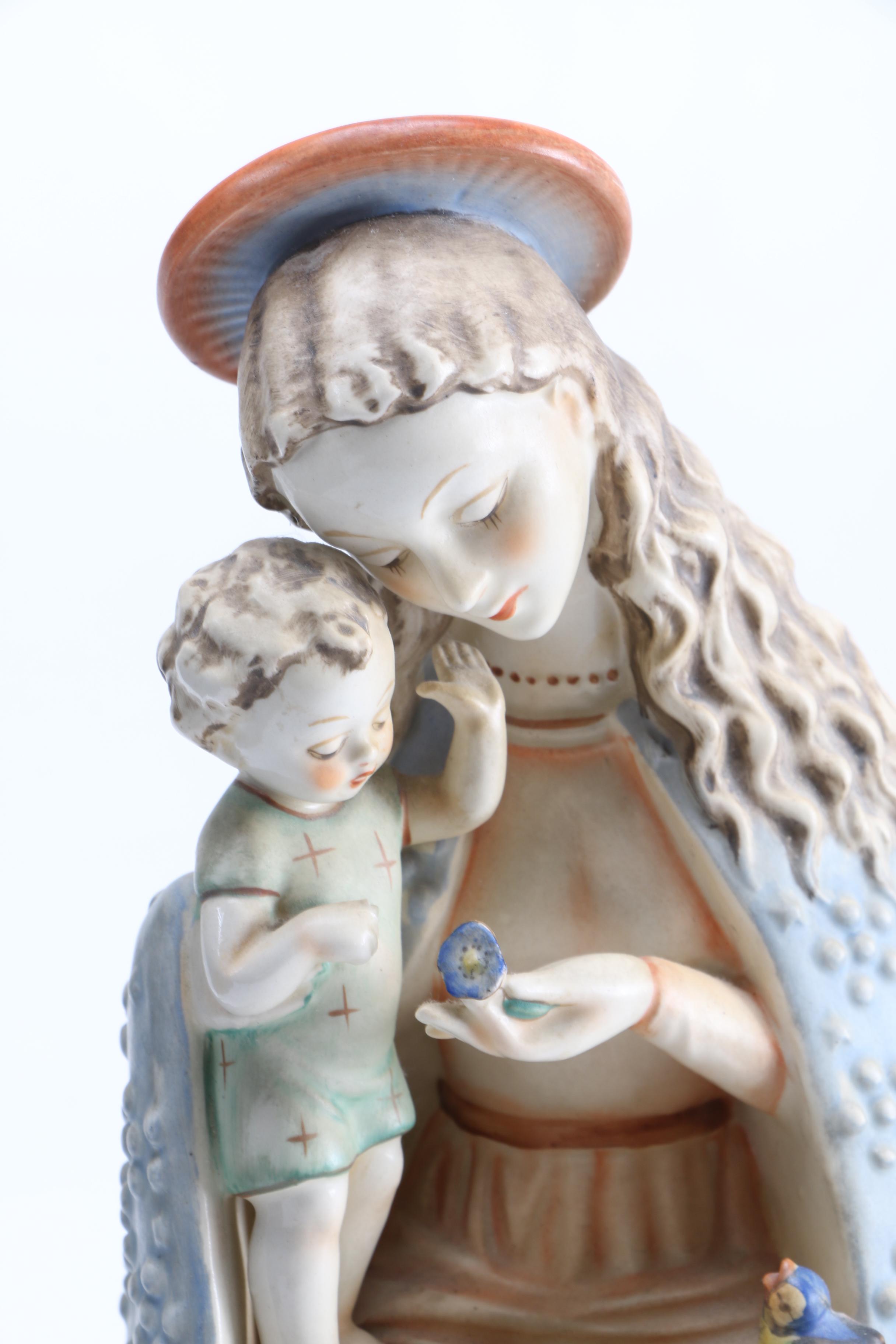 M.J. Hummel Porcelain Figurine "Flower Madonna"