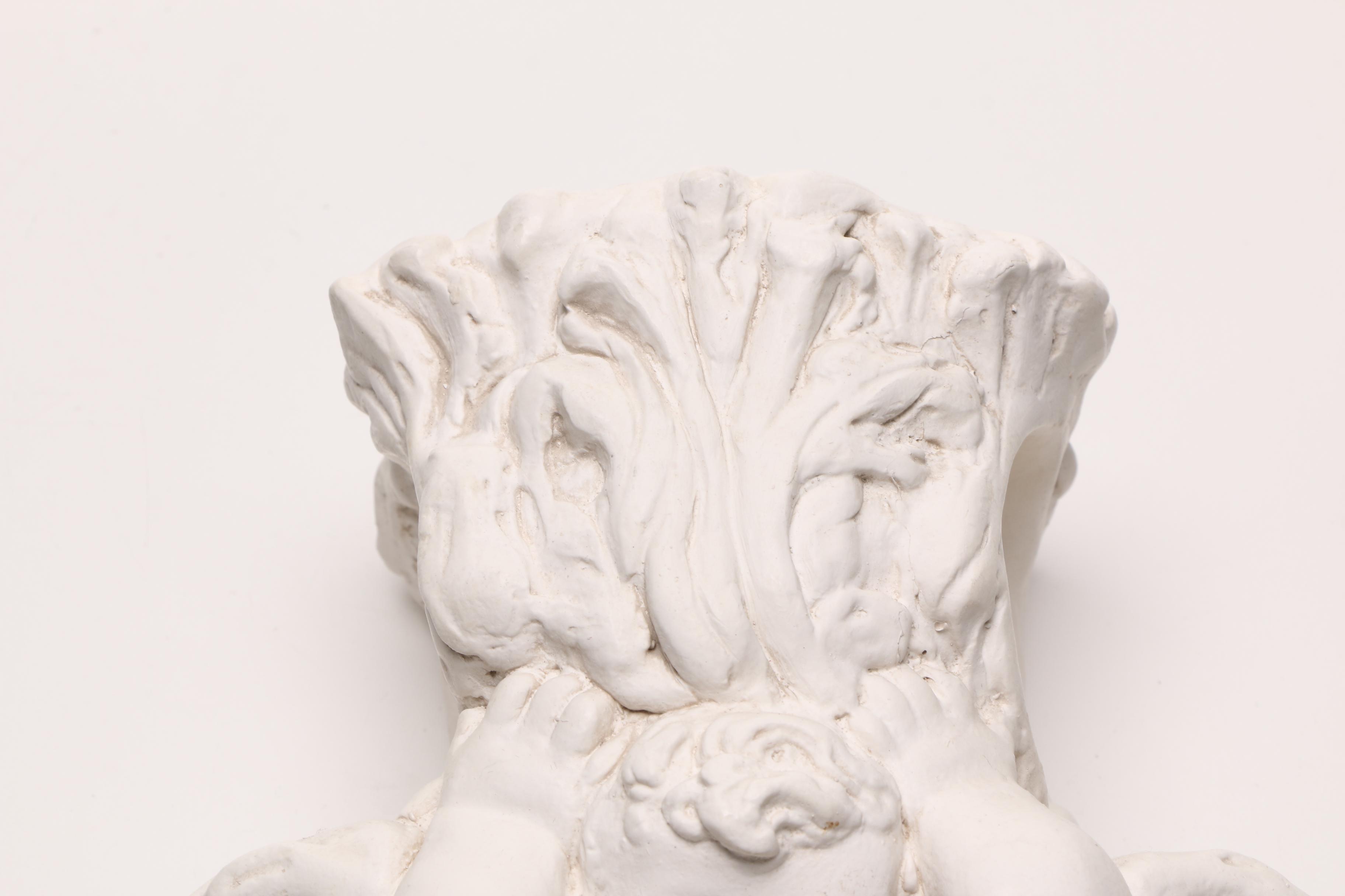 Plaster Cherub Brackets