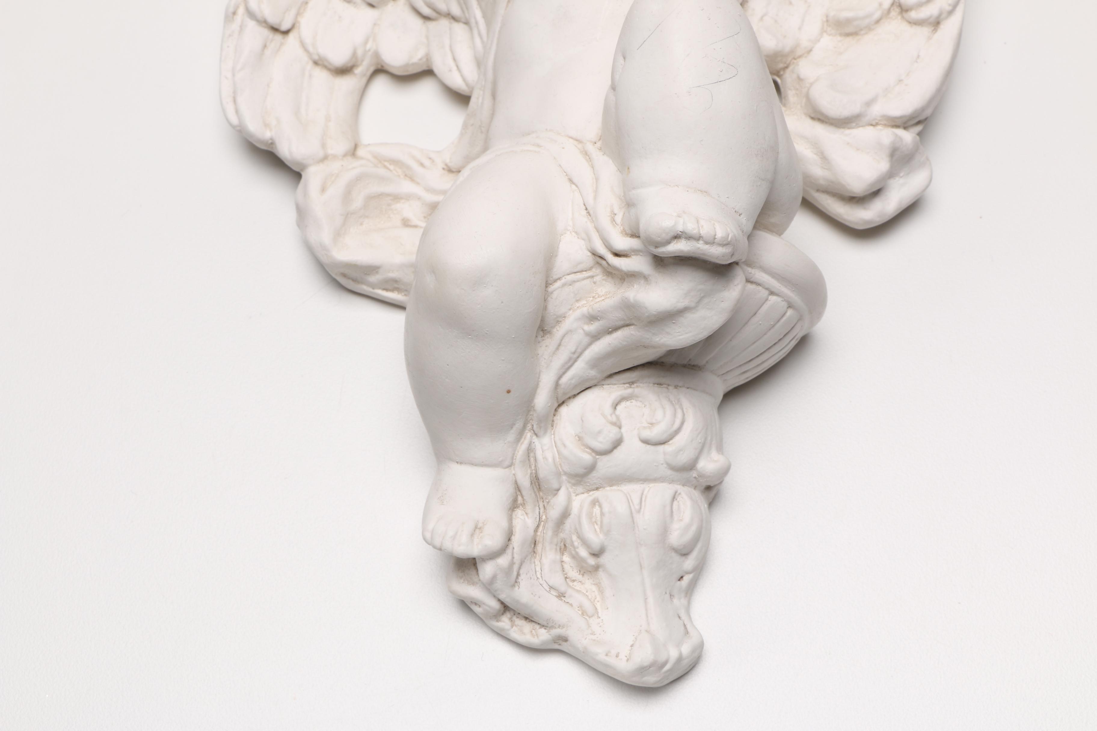 Plaster Cherub Brackets