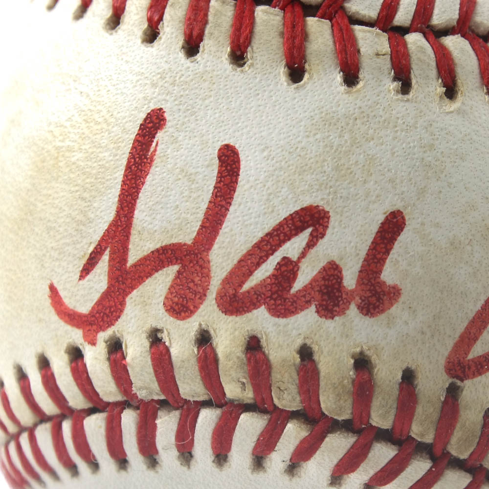 Signed Hank Aaron Official American League Baseball