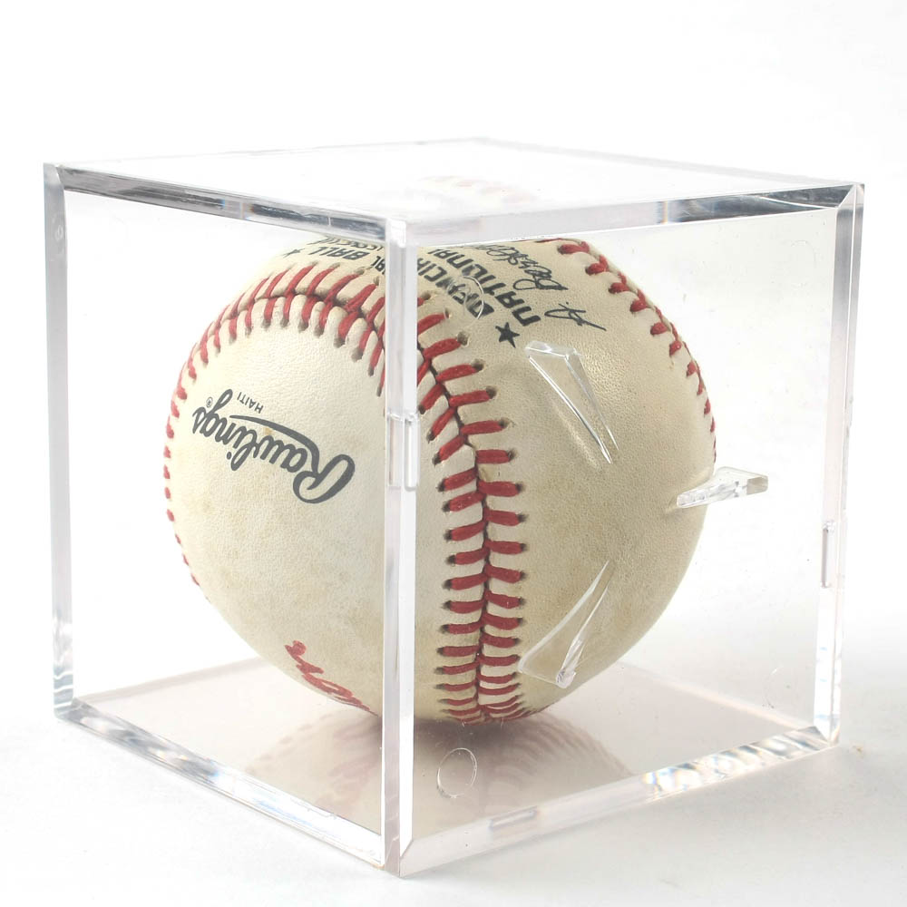 Signed Hank Aaron Official American League Baseball