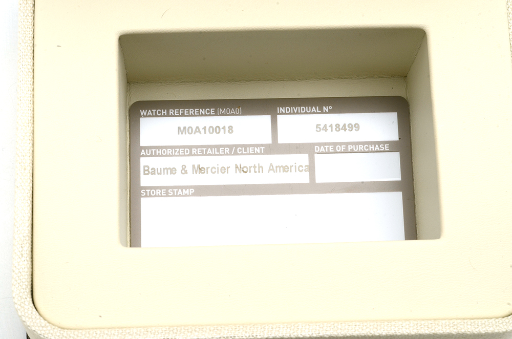 Baume & Mercier Geneve Hampton Quartz Swiss Made Watch