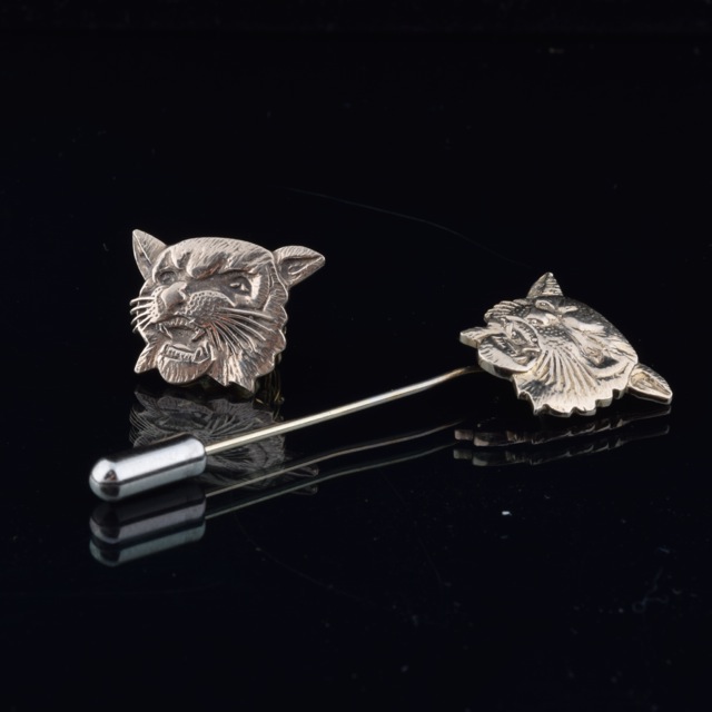 Wildcat Pins Made From Dental Gold