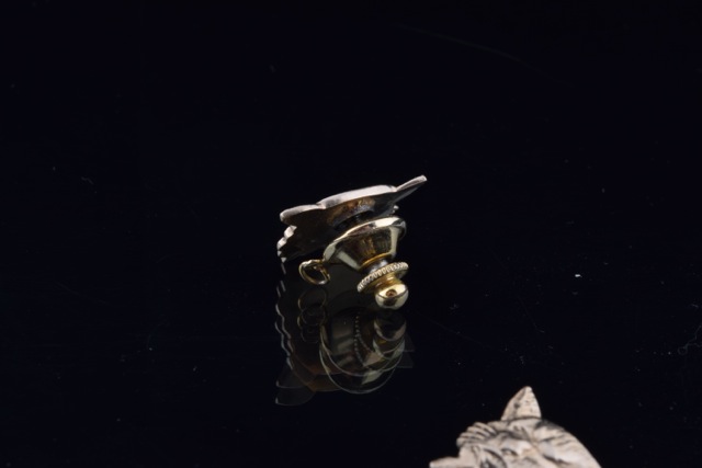 Wildcat Pins Made From Dental Gold