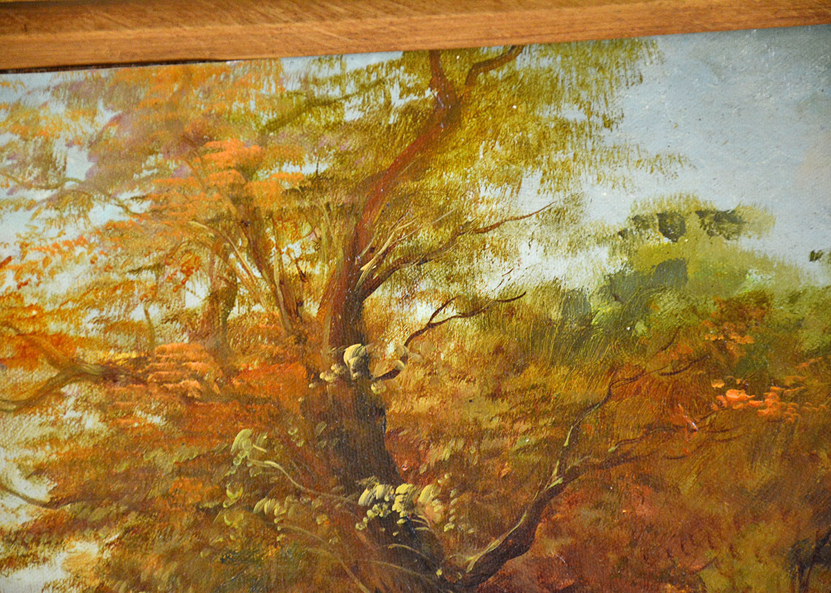 Oil Painting of British Fox Hunt