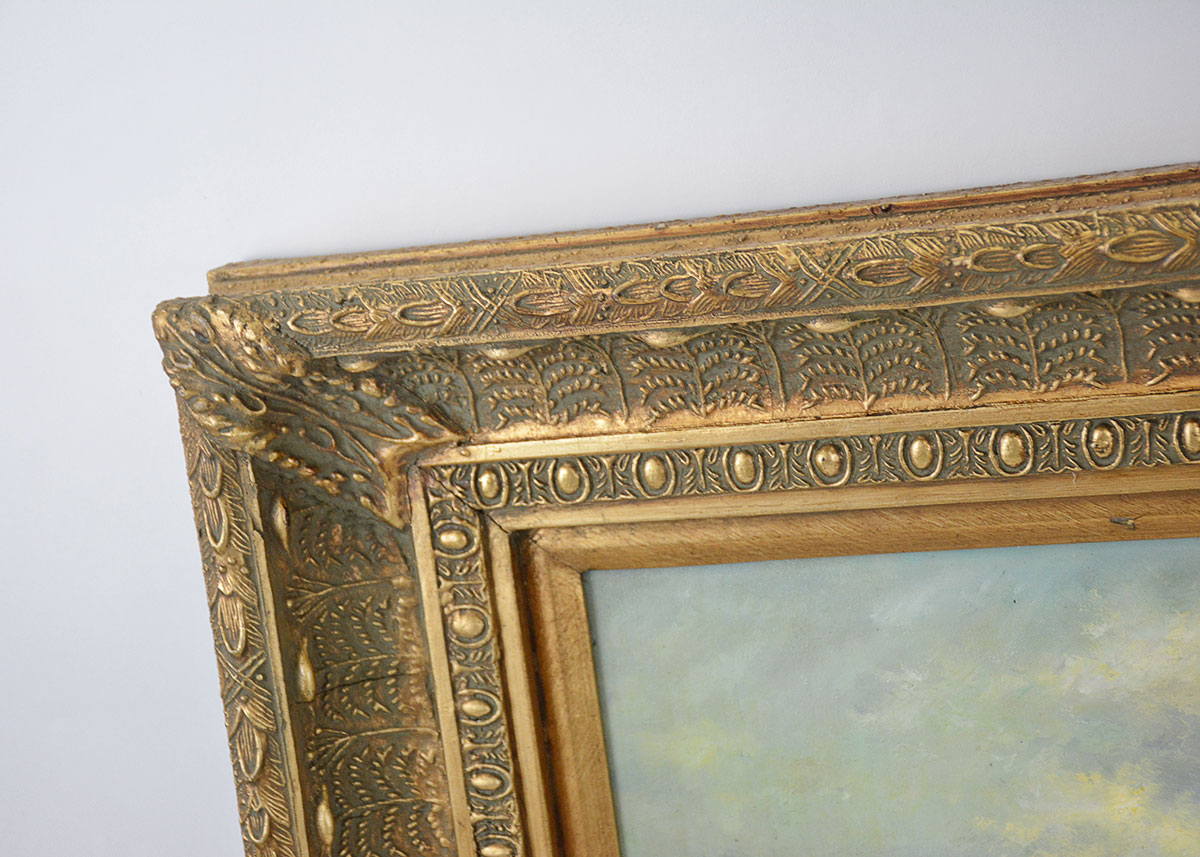 Oil Painting of British Fox Hunt