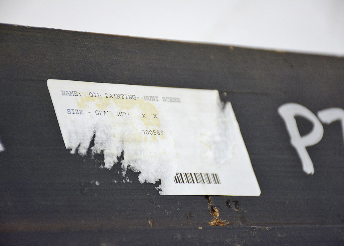 Oil Painting of British Fox Hunt