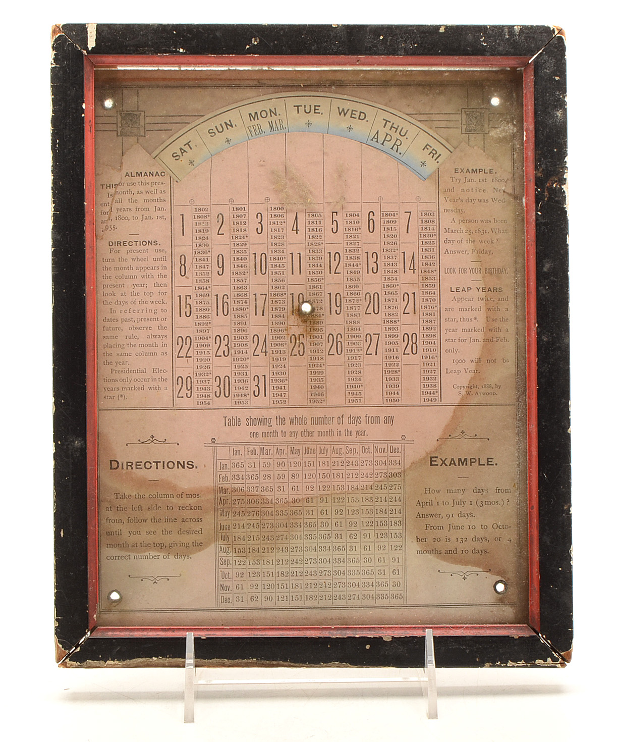Collection of Vintage Perpetual Calendars