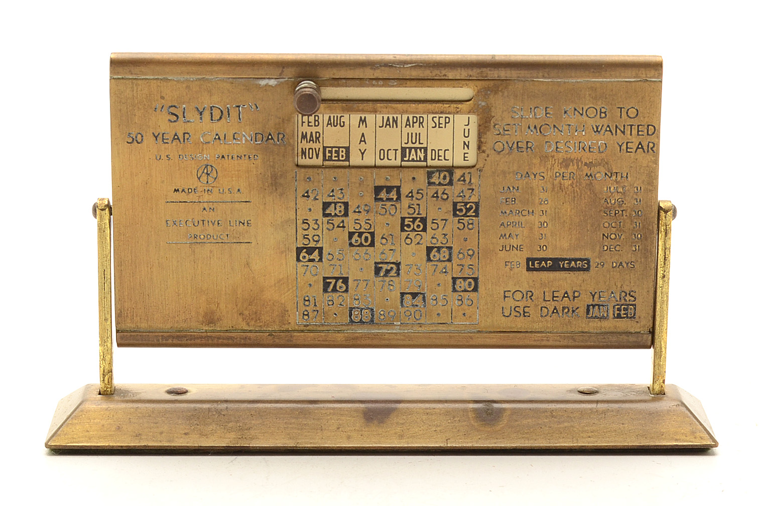 Collection of Vintage Perpetual Calendars