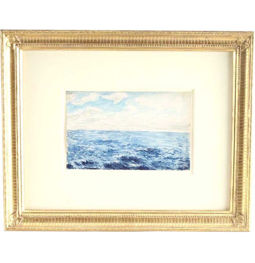 Charles DeWolf Brownell Original Watercolor "Lat. 32°, Nov. 28, 1857"