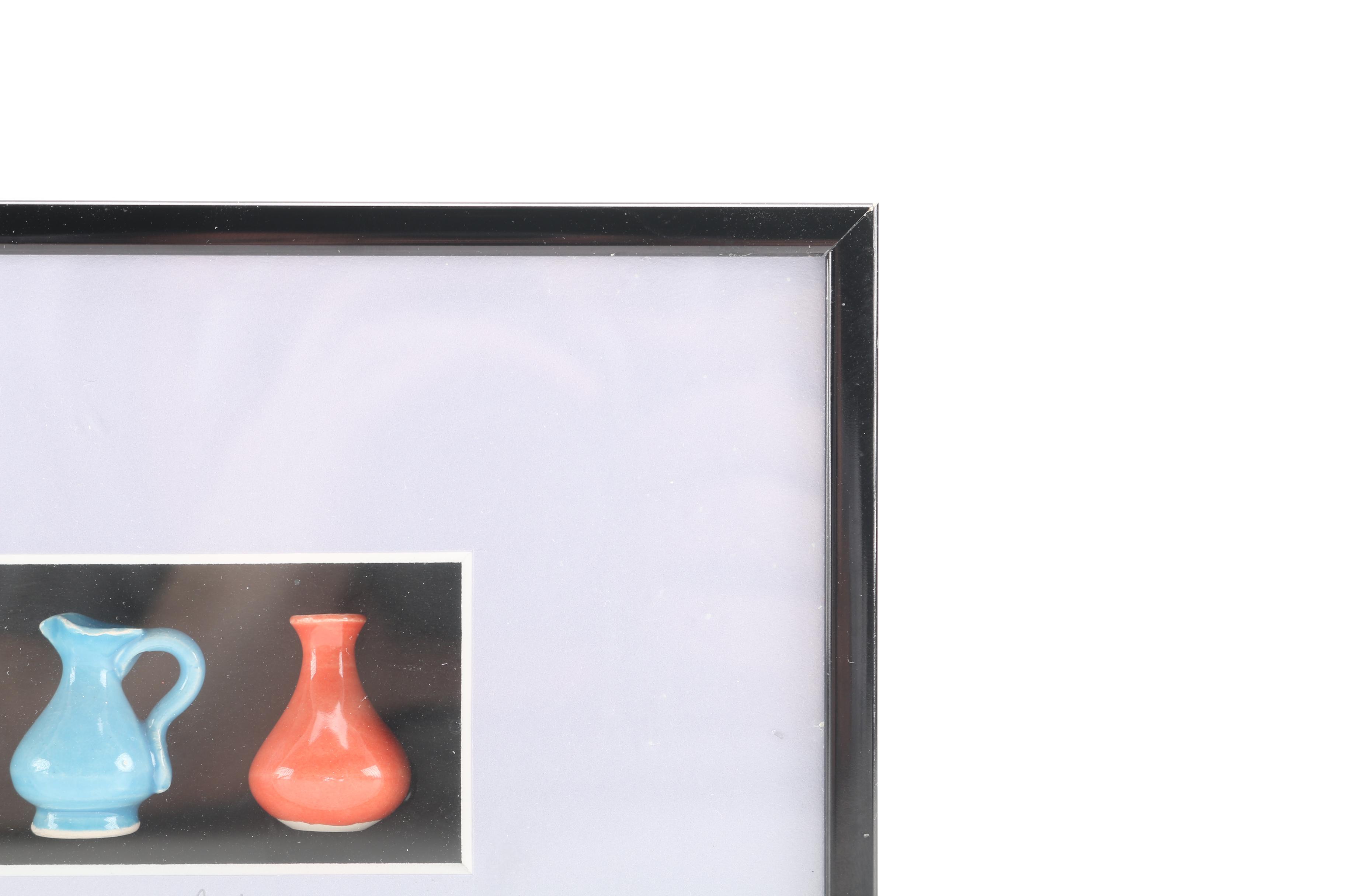 Carlos Silva Framed Miniature Jars