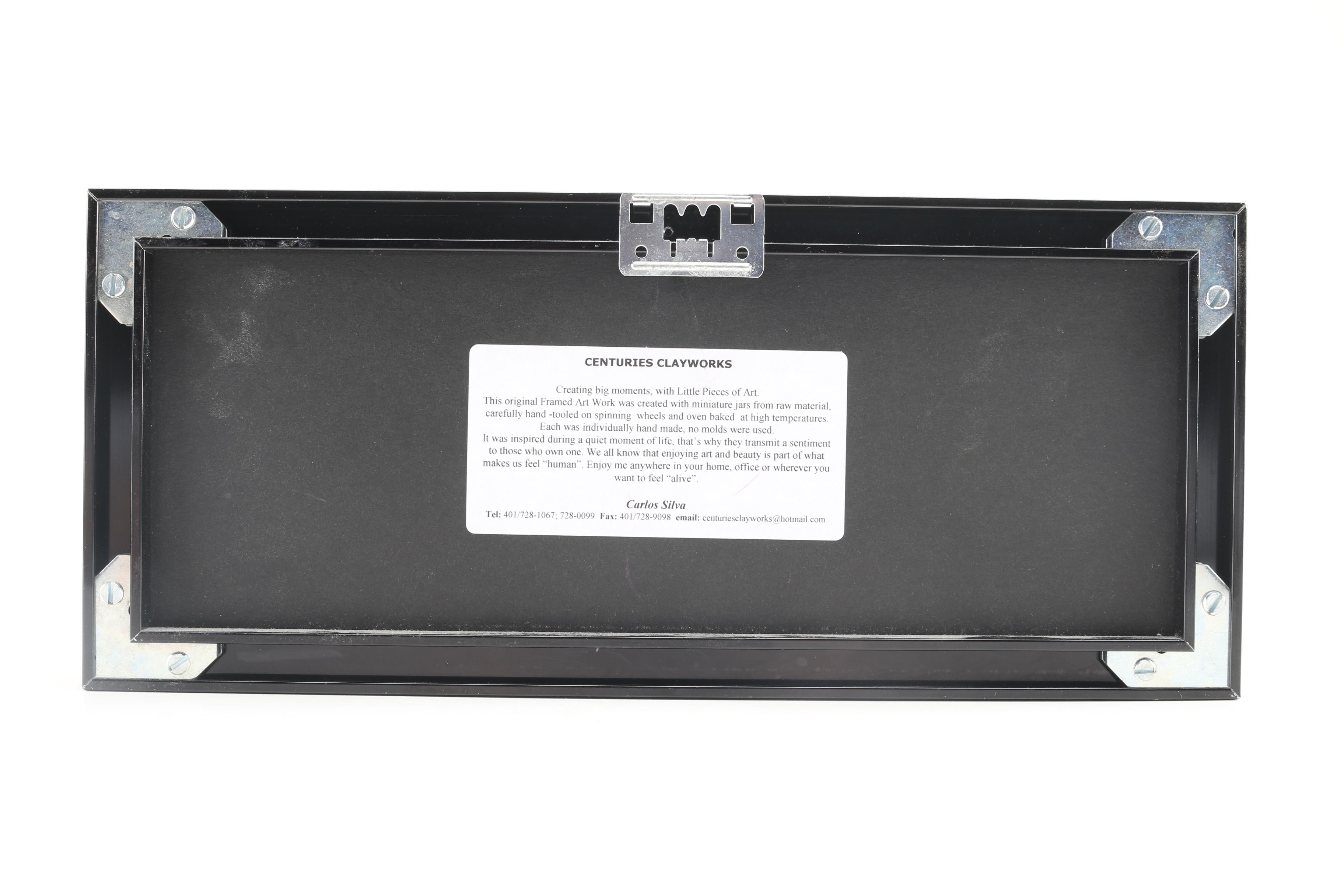 Carlos Silva Framed Miniature Jars