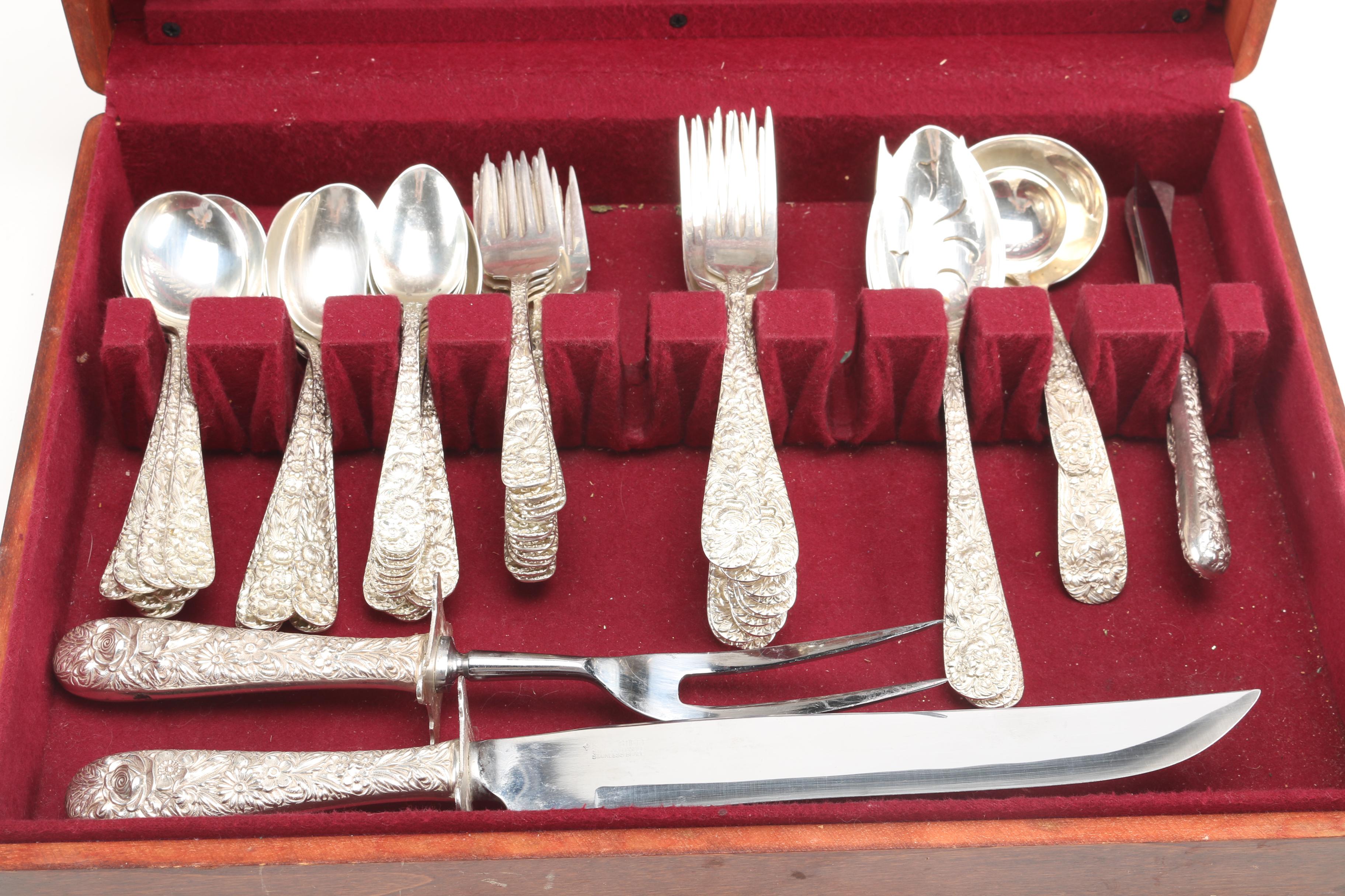 Kirk "Repousse" Sterling Silver Flatware
