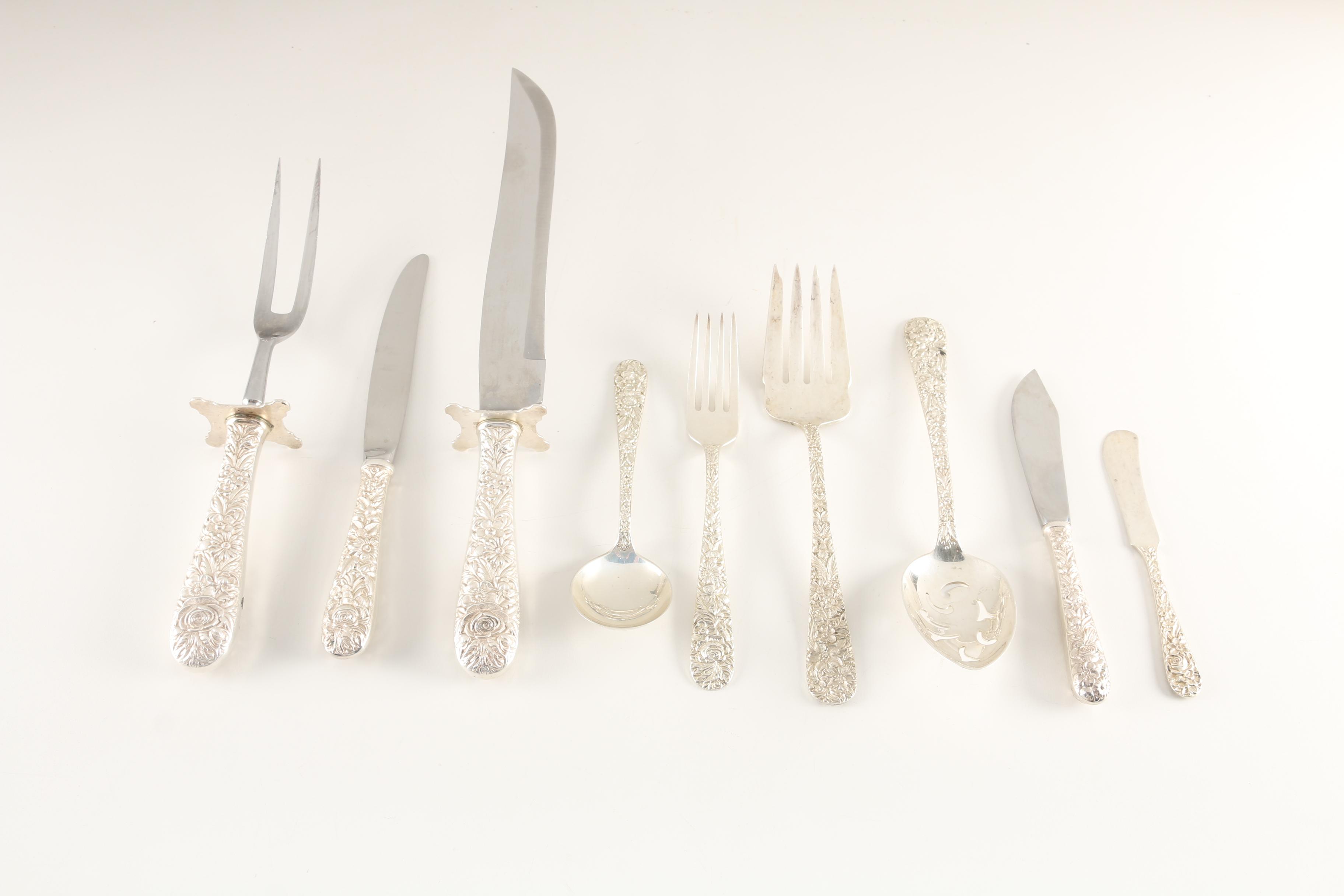 Kirk "Repousse" Sterling Silver Flatware