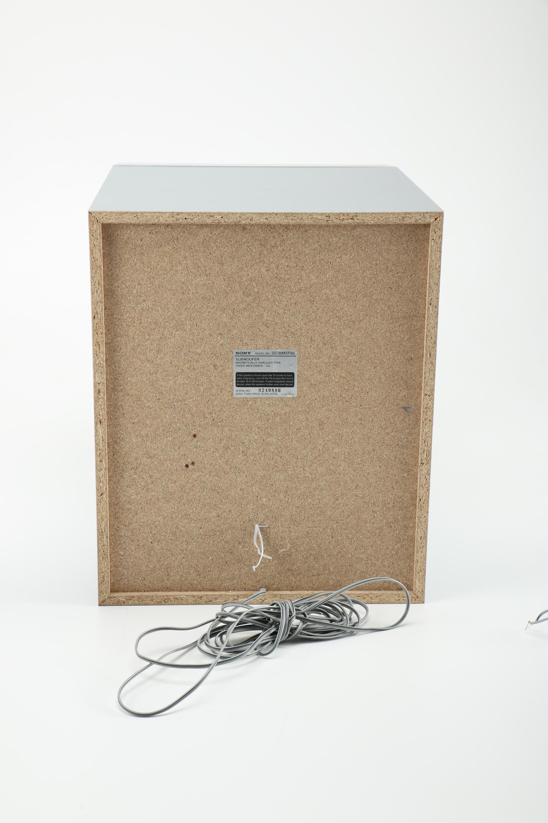 Sony Digital Audio Control Center and Speakers