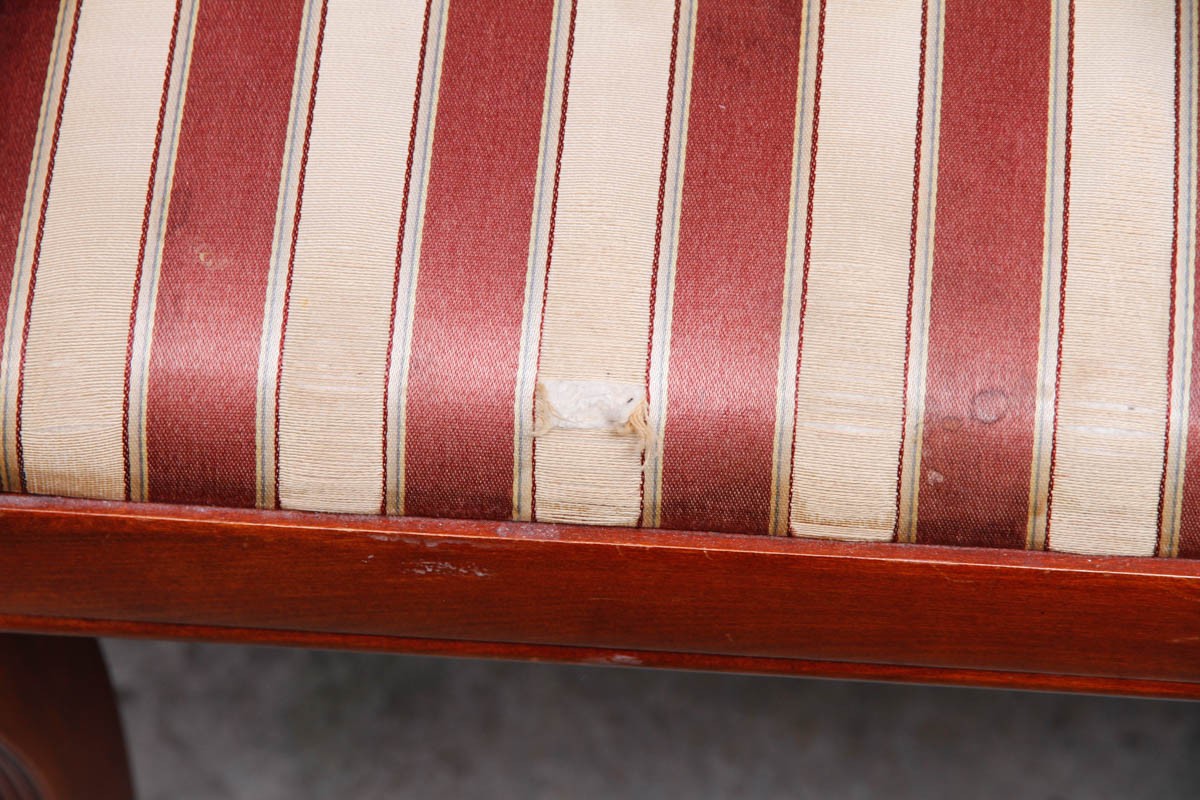 Vintage Federal Style Dining Table With Tell City Chairs