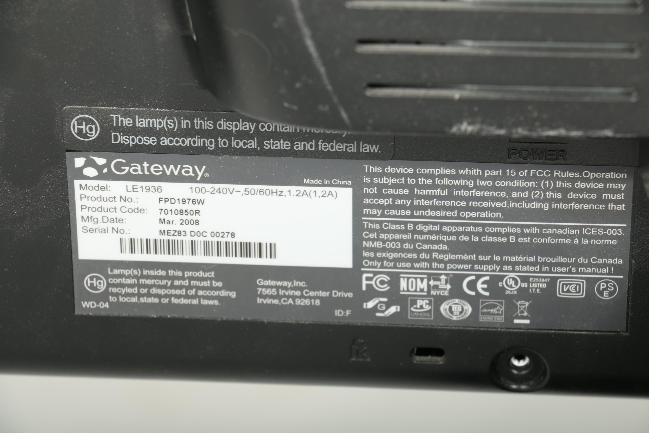 Early LCD Computer Monitors