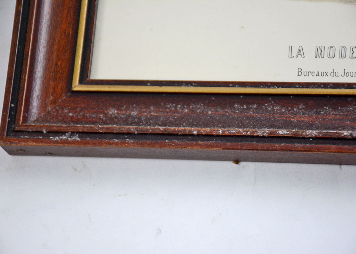 La Mode Illustree Hand Colored Engraving