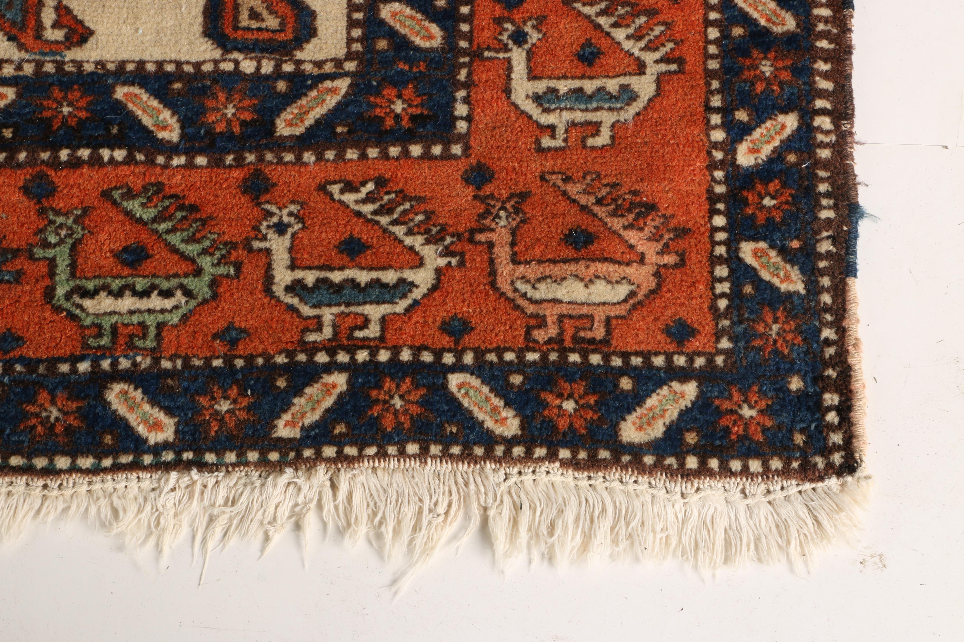 Hand Knotted Kazak Area Rug