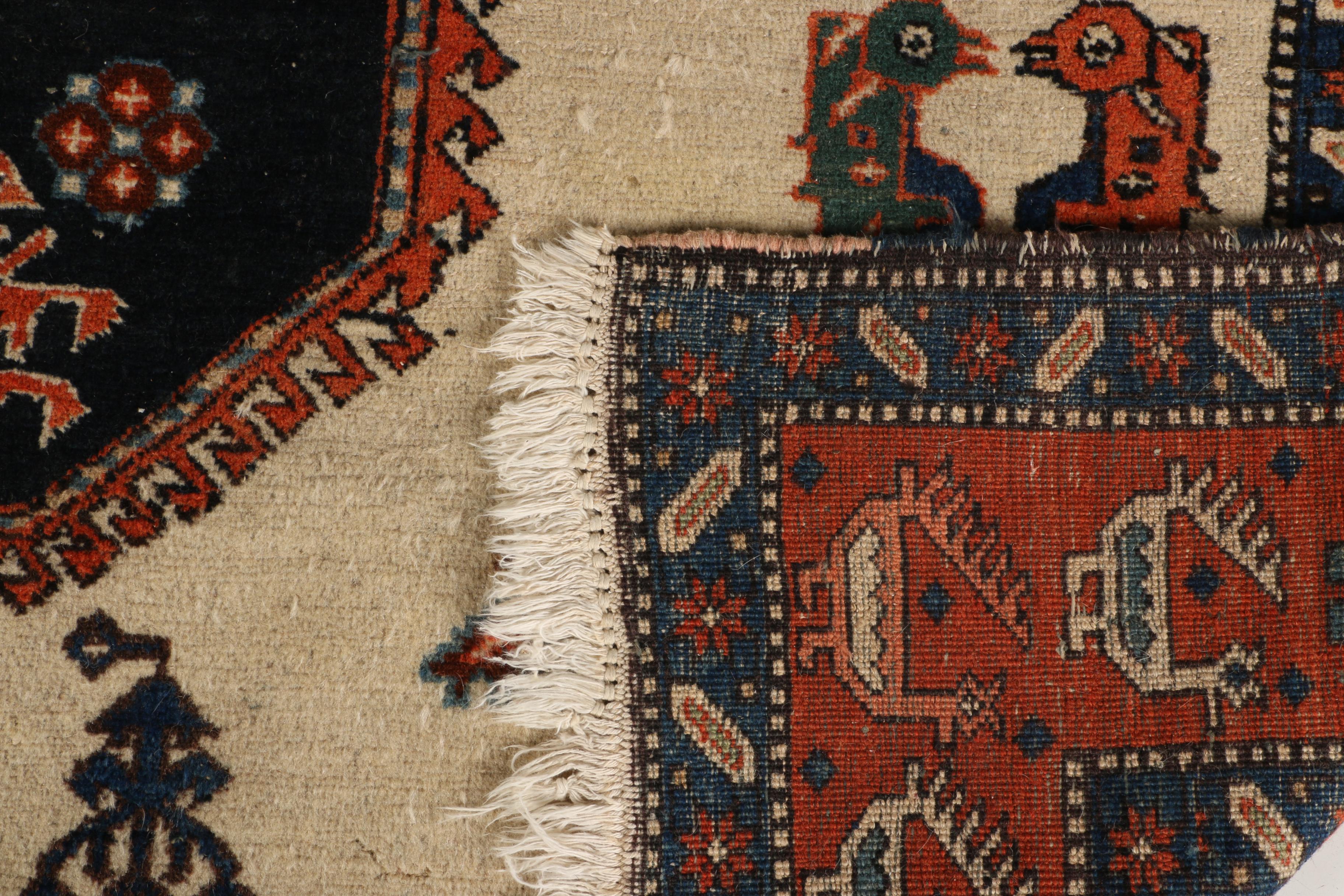 Hand Knotted Kazak Area Rug