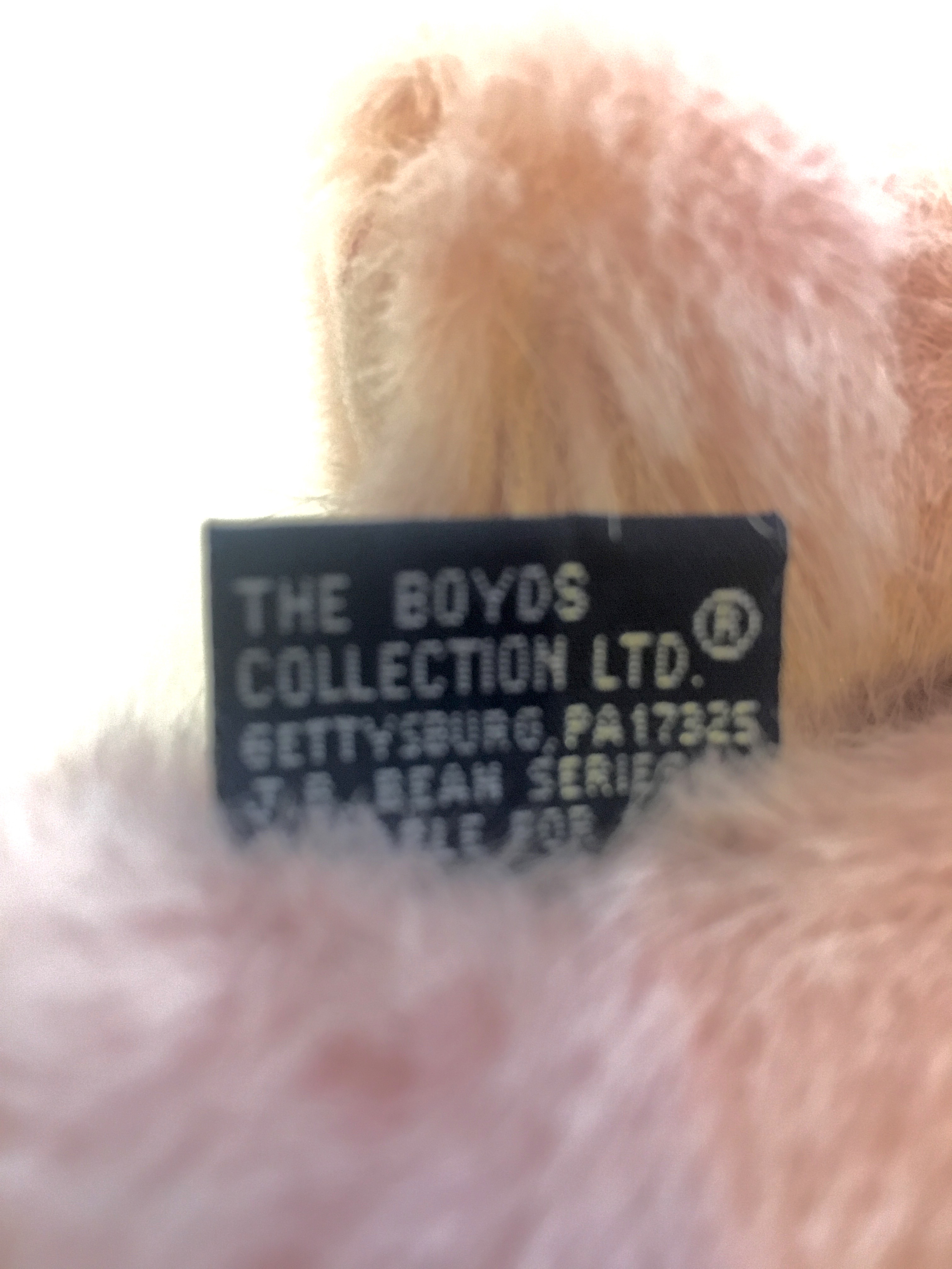 J.B. Bean Collectible Plush