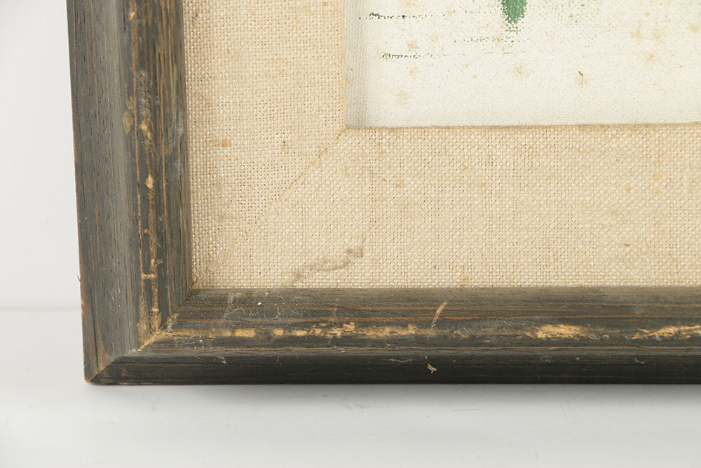 J. Ochocki Oil Painting on Canvas Board of Dock Scene