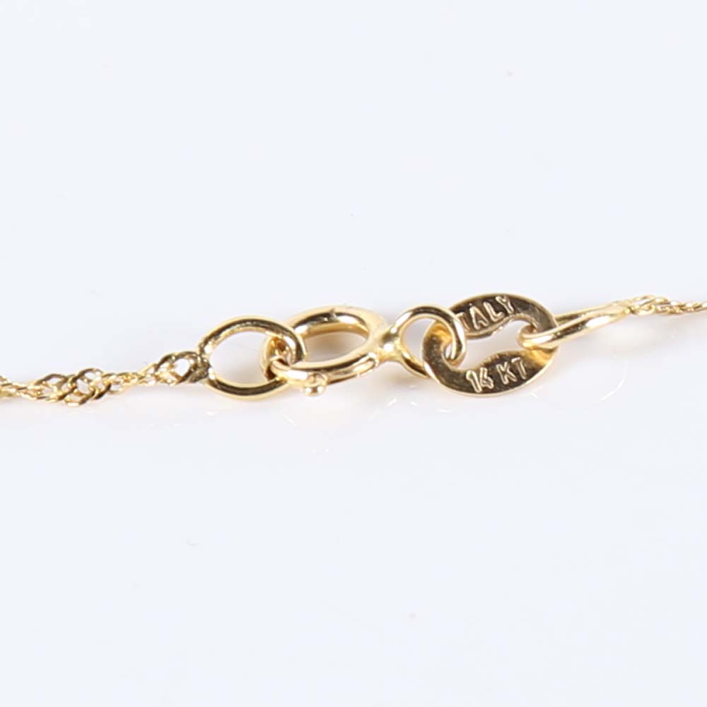 14K Gold Anklets