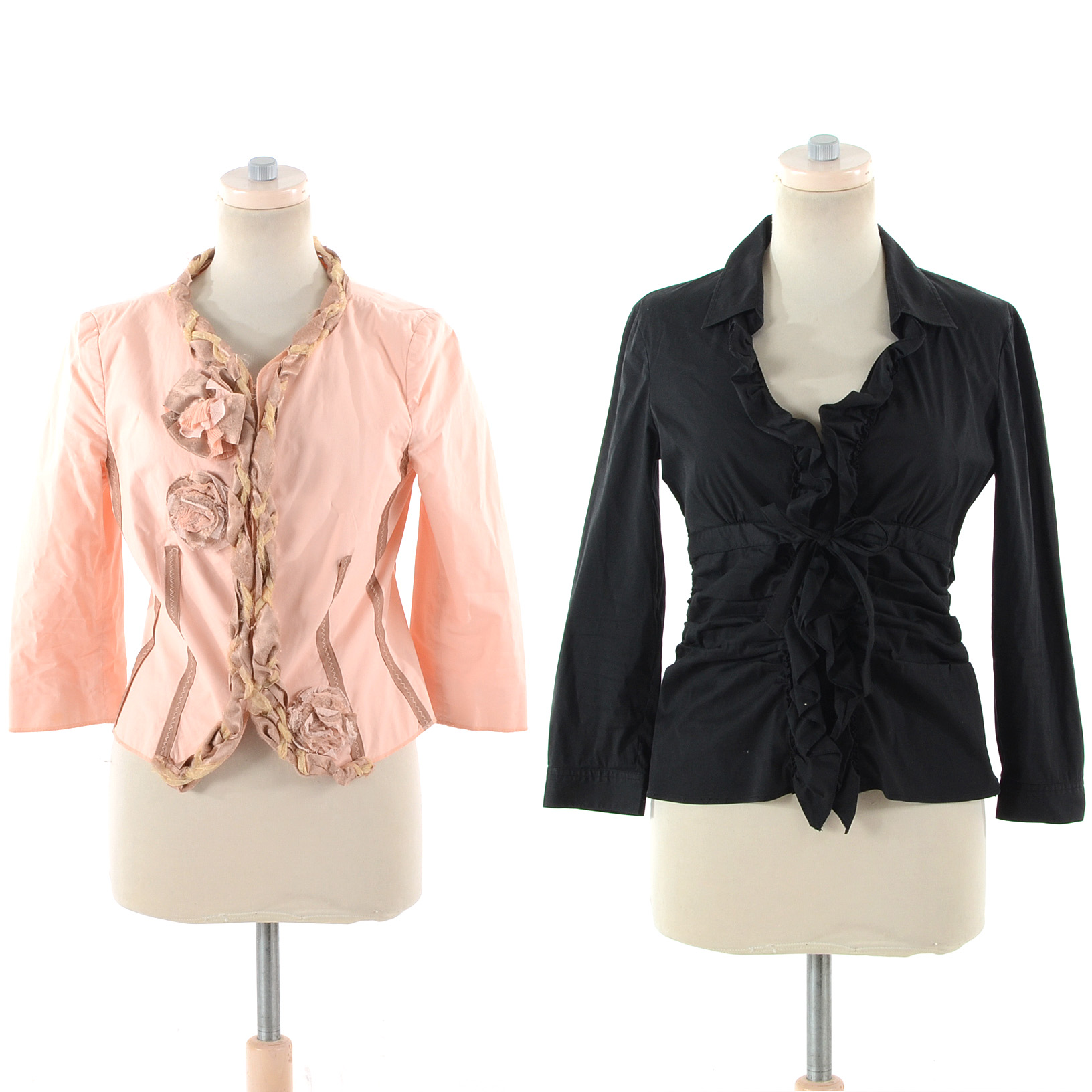 Prada Blouse and Moschino Cheap and Chic Blazer