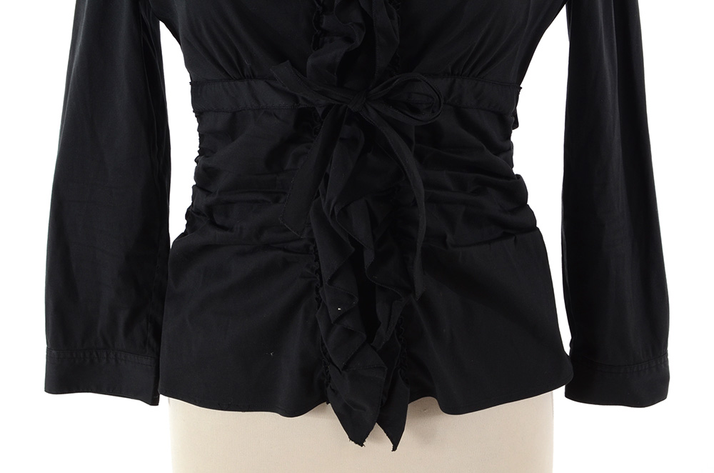 Prada Blouse and Moschino Cheap and Chic Blazer