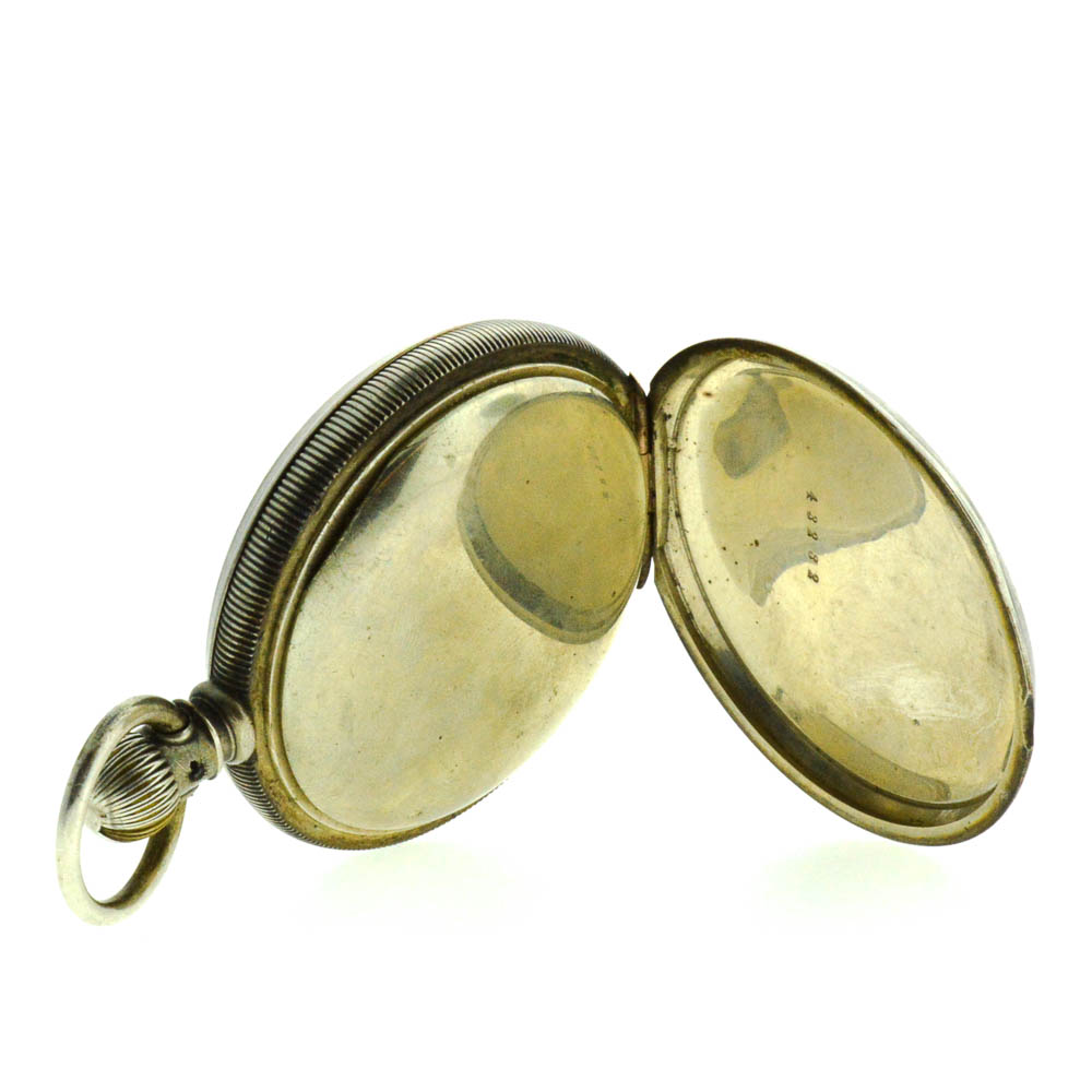 Vintage Coin Silver Elgin National Watch Co. Pocket Watch