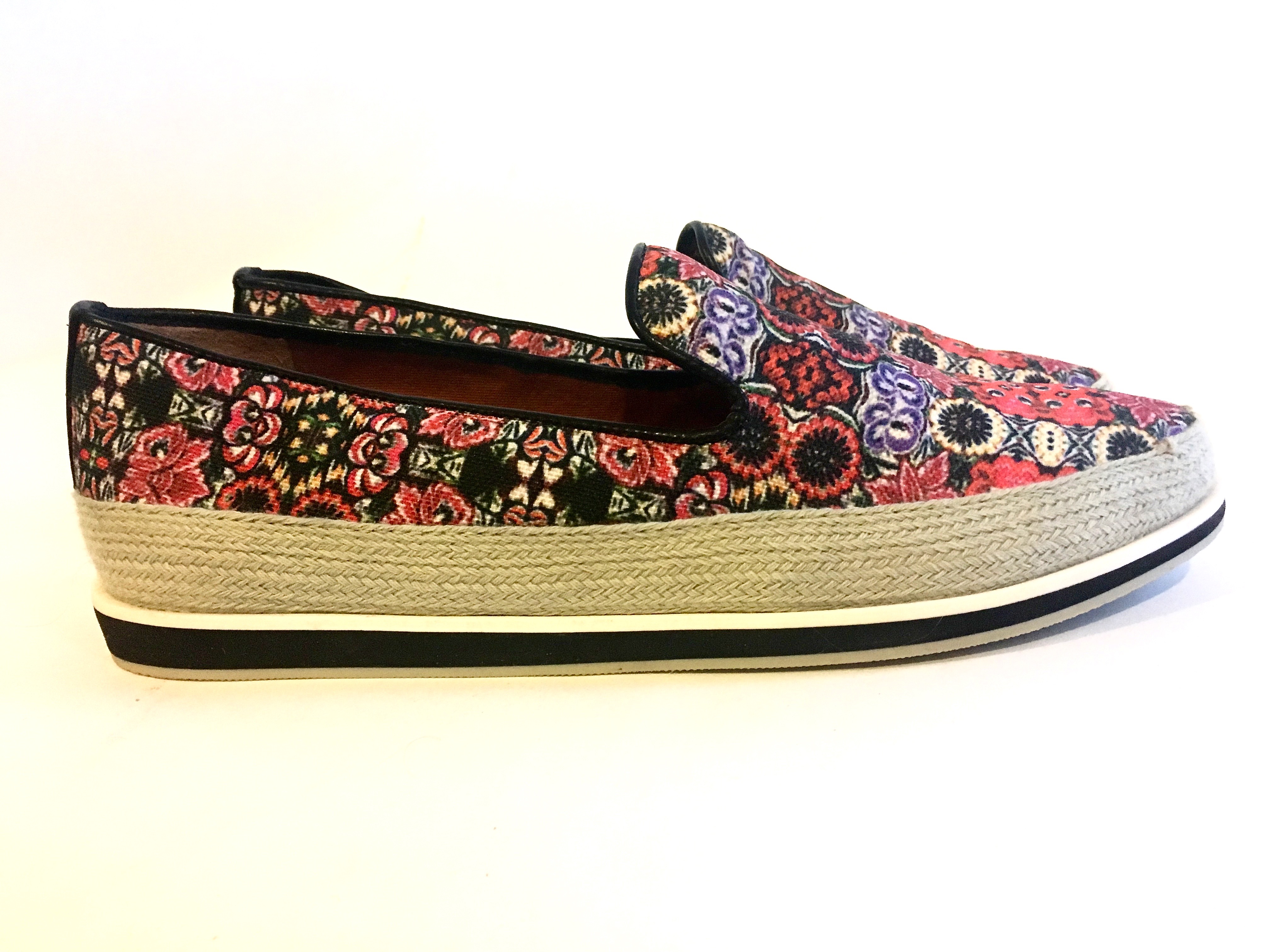 Rebecca Minkoff Sisa Mexi Flower Print Canvas Espadrilles