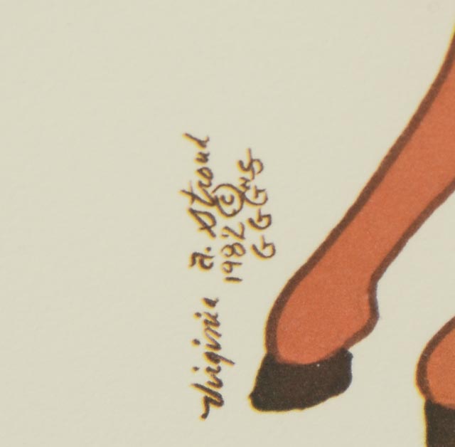 Virginia Stroud Signed Limited Edition Offset Lithograph "Before Battle"