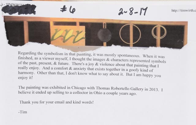 Tim Wirth Original Mixed Media Painting on Birch Panel Construction "Lord Have Mercy"