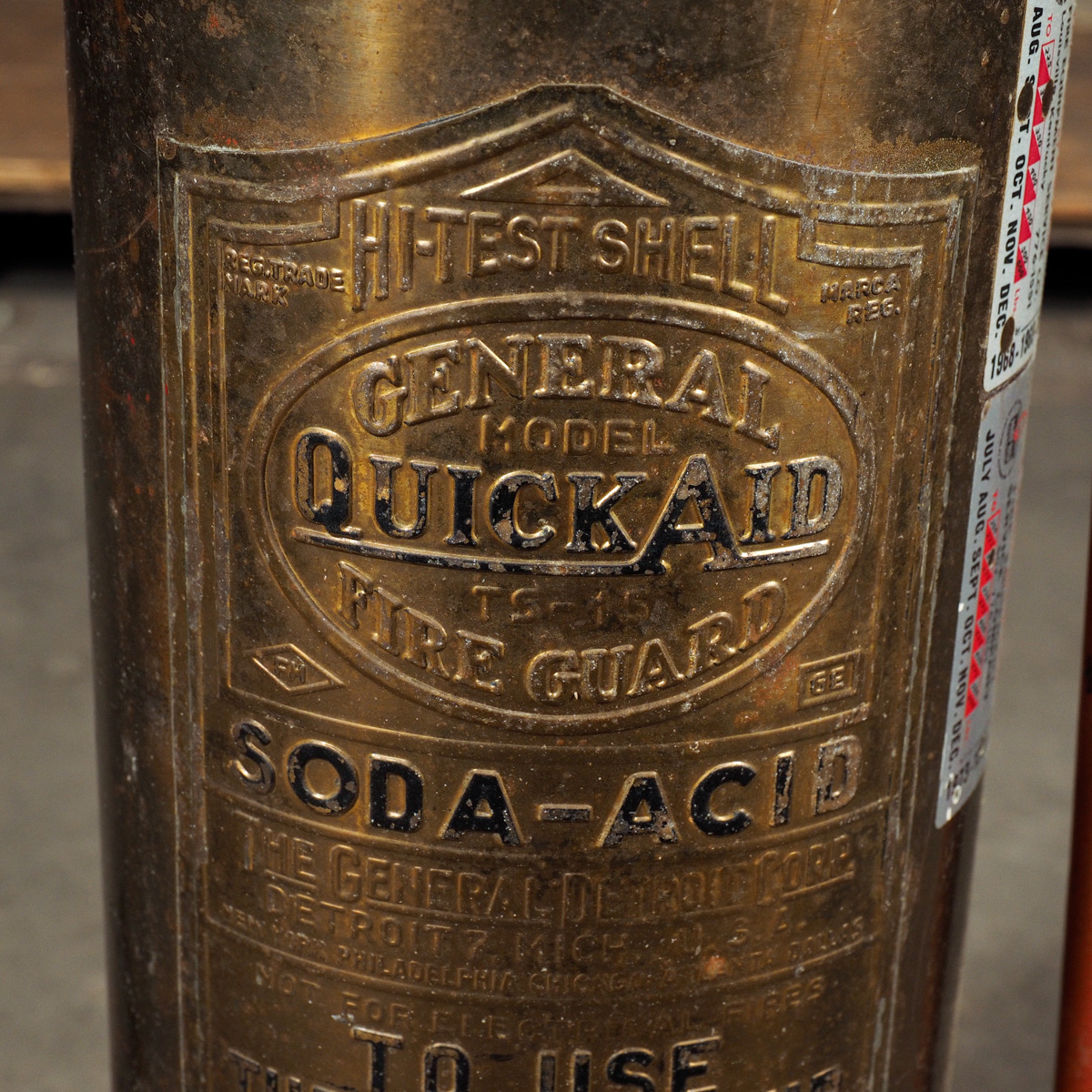 Brass Quick Aid Fire Extinguisher