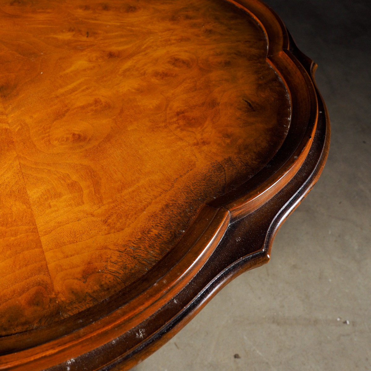 Vintage Pie Crust Tilt Top Tea Table by Columbia